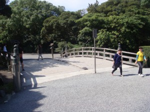 Hiyokebashi Bridge in Geku