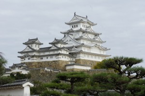 西の丸から見る姫路城   