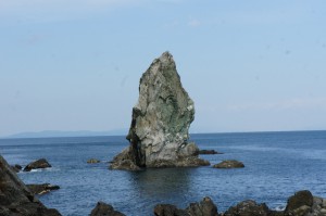 上立神岩（沼島）    